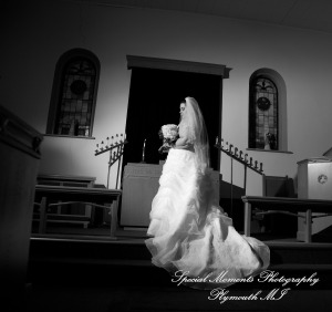 Azalia United Methodist Church Azalia MI wedding photograph