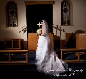Azalia United Methodist Church Azalia MI wedding photograph