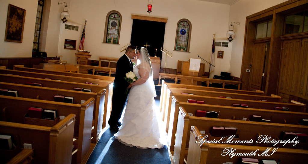 Azalia United Methodist Church Azalia MI wedding photograph