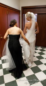 Kelly & Ryan at Blessed Sacrament Cathedral Detroit MI wedding photograph