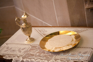 Kelly & Ryan at Blessed Sacrament Cathedral Detroit MI wedding photograph