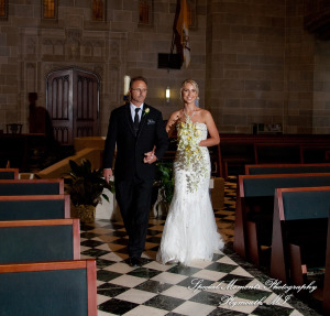 Kelly & Ryan at Blessed Sacrament Cathedral Detroit MI wedding photograph