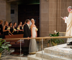 Kelly & Ryan at Blessed Sacrament Cathedral Detroit MI wedding photograph