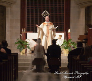 Kelly & Ryan at Blessed Sacrament Cathedral Detroit MI wedding photograph