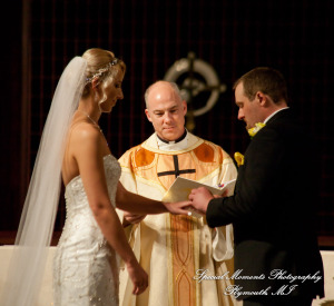 Kelly & Ryan at Blessed Sacrament Cathedral Detroit MI wedding photograph