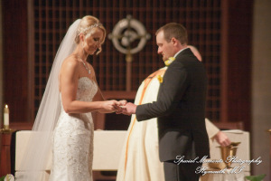 Kelly & Ryan at Blessed Sacrament Cathedral Detroit MI wedding photograph