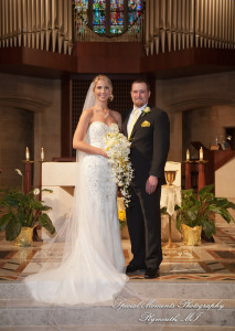Kelly & Ryan at Blessed Sacrament Cathedral Detroit MI wedding photograph