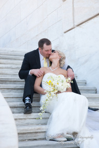 Kelly & Ryan at DIA Detroit MI wedding photograph