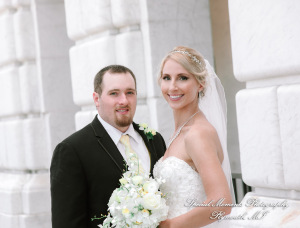 Kelly & Ryan at DIA Detroit MI wedding photograph