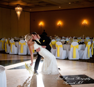 Kelly & Ryan at Italian American Club Livonia MI wedding photograph