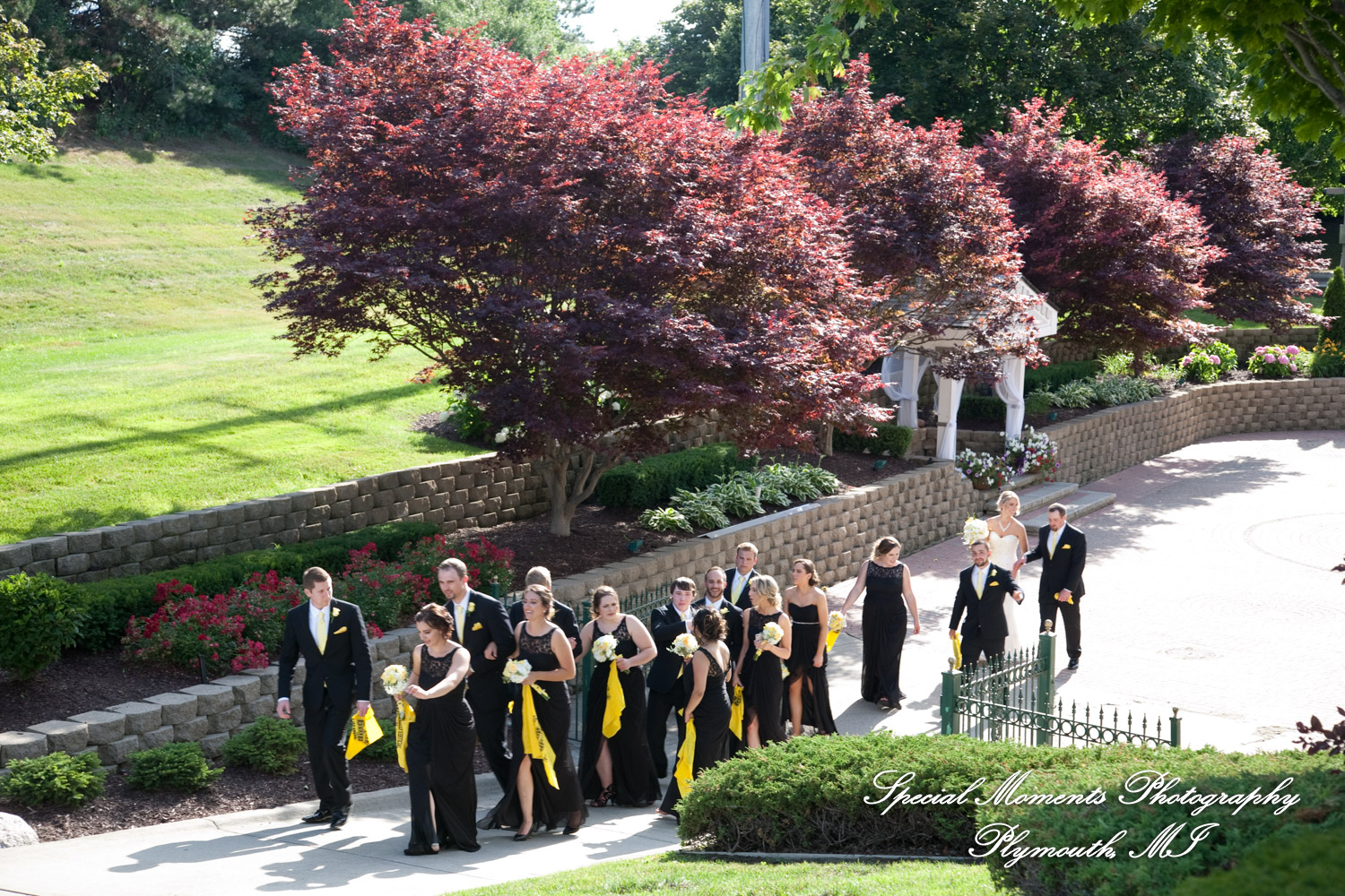 Kelly & Ryan at Italian American Club Livonia MI wedding photograph