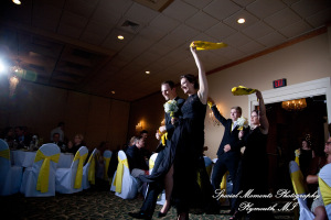 Kelly & Ryan at Italian American Club Livonia MI wedding photograph