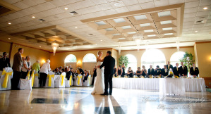 Kelly & Ryan at Italian American Club Livonia MI wedding photograph
