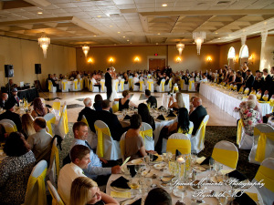 Kelly & Ryan at Italian American Club Livonia MI wedding photograph