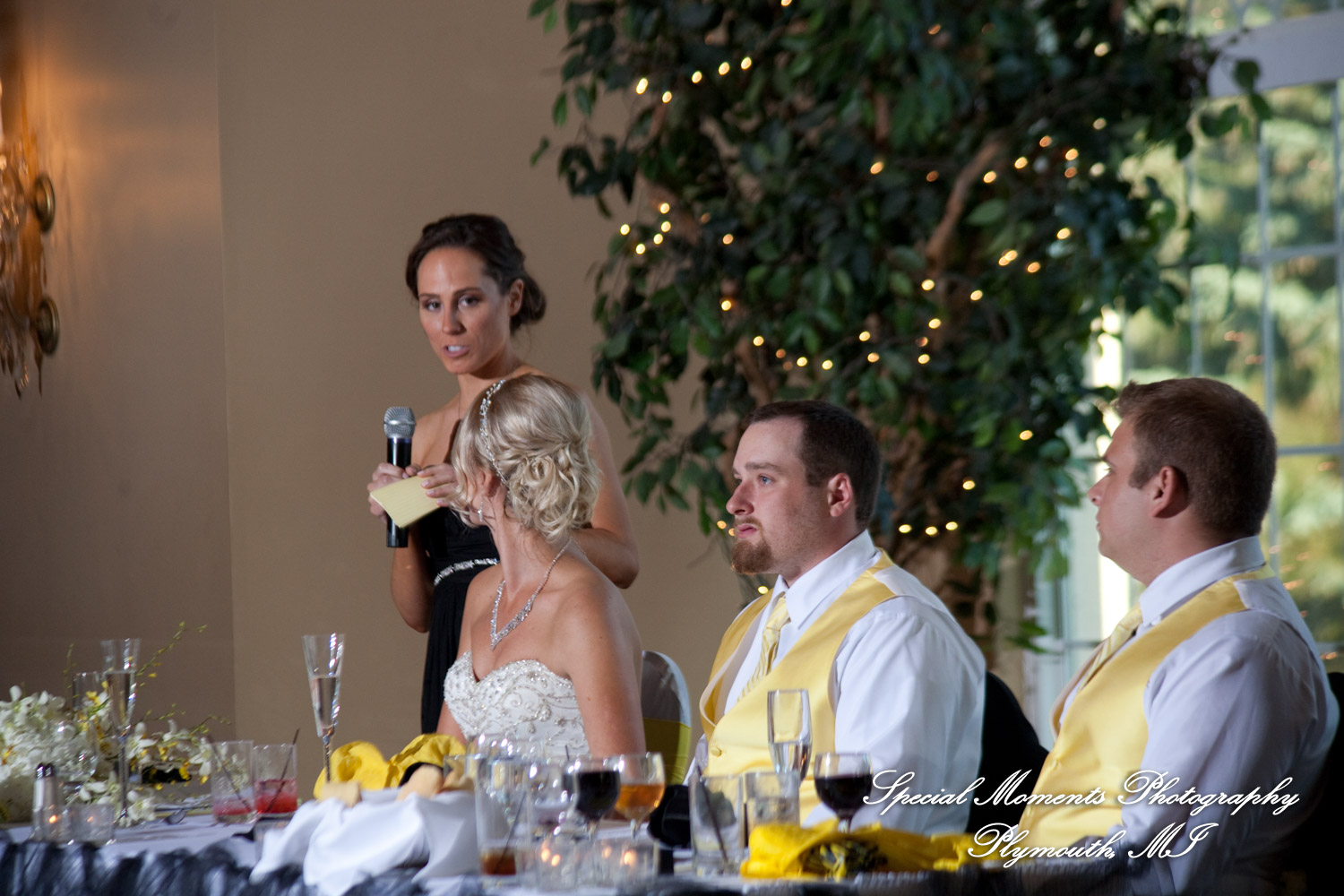 Kelly & Ryan at Italian American Club Livonia MI wedding photograph