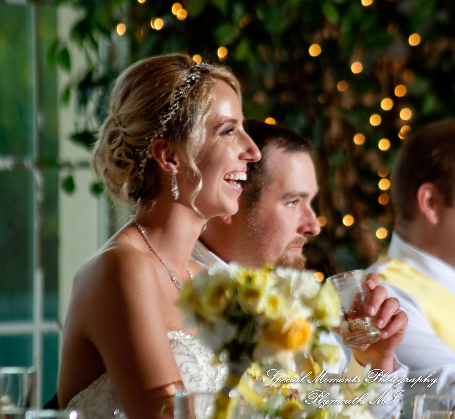 Kelly & Ryan at Italian American Club Livonia MI wedding photograph