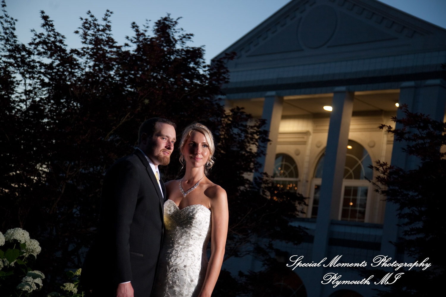 Kelly & Ryan at Italian American Club Livonia MI wedding photograph