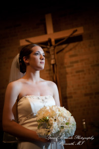 Kathryn & Kyle St. John Neumann Canton MI wedding photograph
