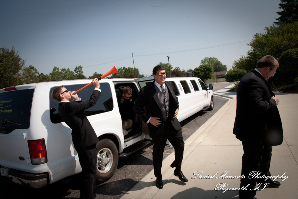 Kathryn & Kyle St. John Neumann Canton MI wedding photograph