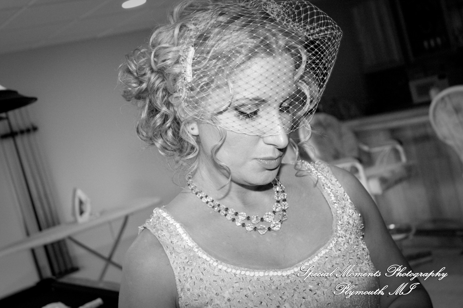 Erica & Jim at home wedding on the Lake in New Hudson MI wedding photograph