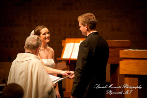 Kathryn & Kyle St. John Neumann Canton MI wedding photograph