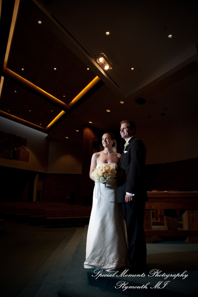 Kathryn & Kyle St. John Neumann Canton MI wedding photograph
