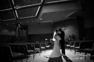 Kathryn & Kyle St. John Neumann Canton MI wedding photograph