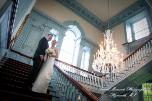 Kathryn & Kyle at Lovett Hall Greenfield Village Dearborn MI wedding photograph
