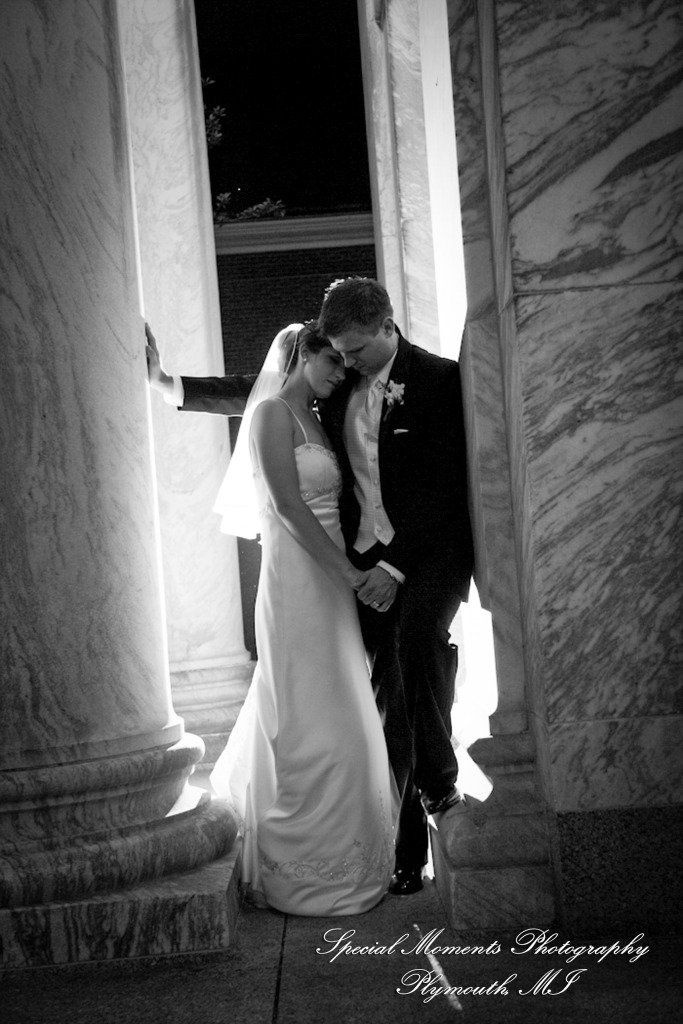 Kathryn & Kyle at Lovett Hall Greenfield Village Dearborn MI wedding photograph