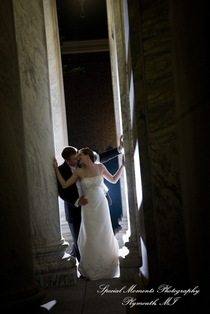 Kathryn & Kyle at Lovett Hall Greenfield Village Dearborn MI wedding photograph