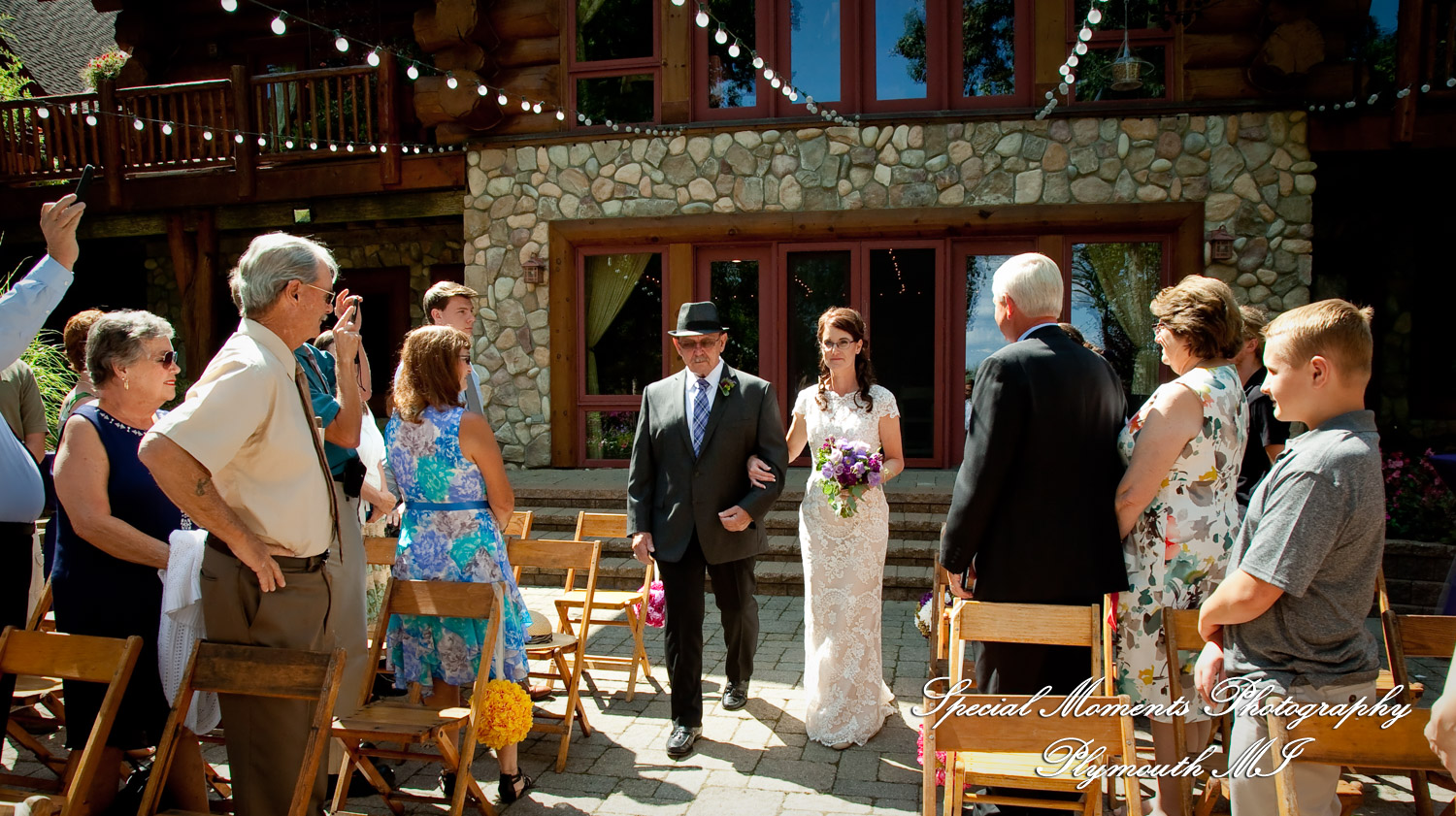 Kim & Steve at Strawberry Lake Lodge Pinckney MI wedding photography
