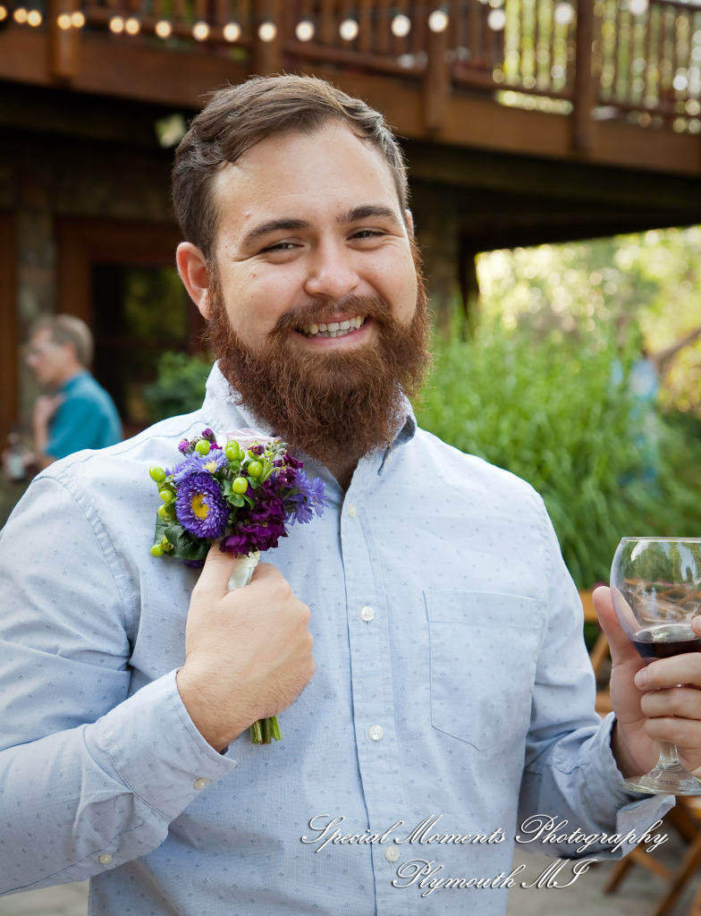 Kim & Steve at Strawberry Lake Lodge Pinckney MI wedding photography