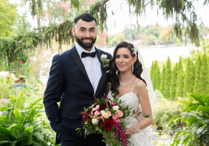 Rosanna & Layoun at Victoria Wedding Chapel Waterford MI wedding photograph