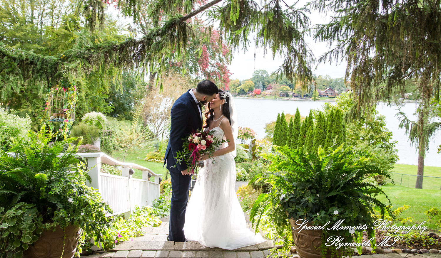 Rosanna & Layoun at Victoria Wedding Chapel Waterford MI wedding photograph