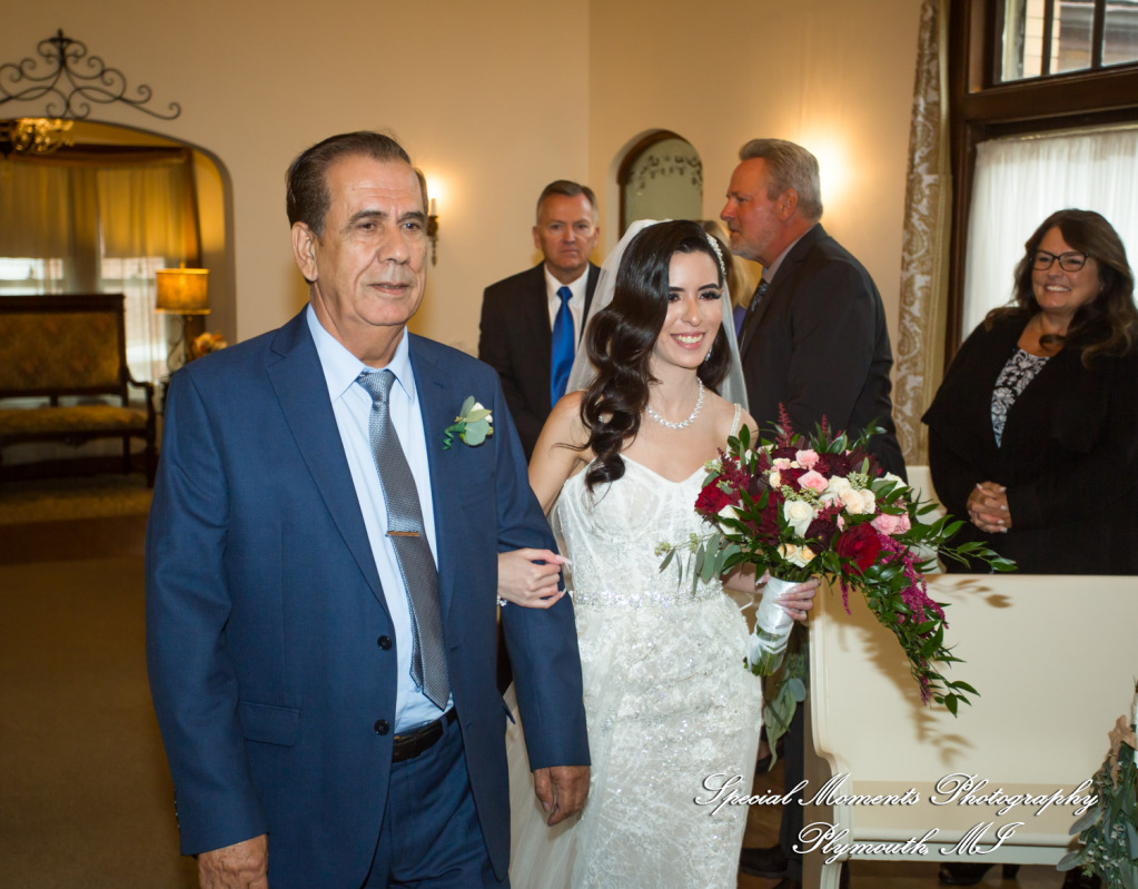 Rosanna & Layoun at Victoria Wedding Chapel Waterford MI wedding photograph