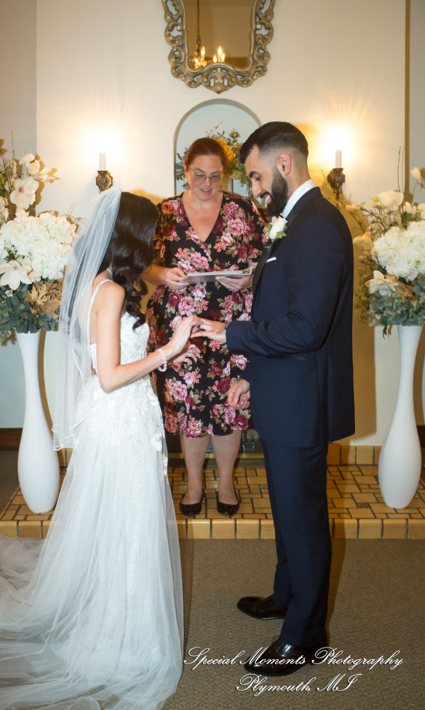 Rosanna & Layoun at Victoria Wedding Chapel Waterford MI wedding photograph