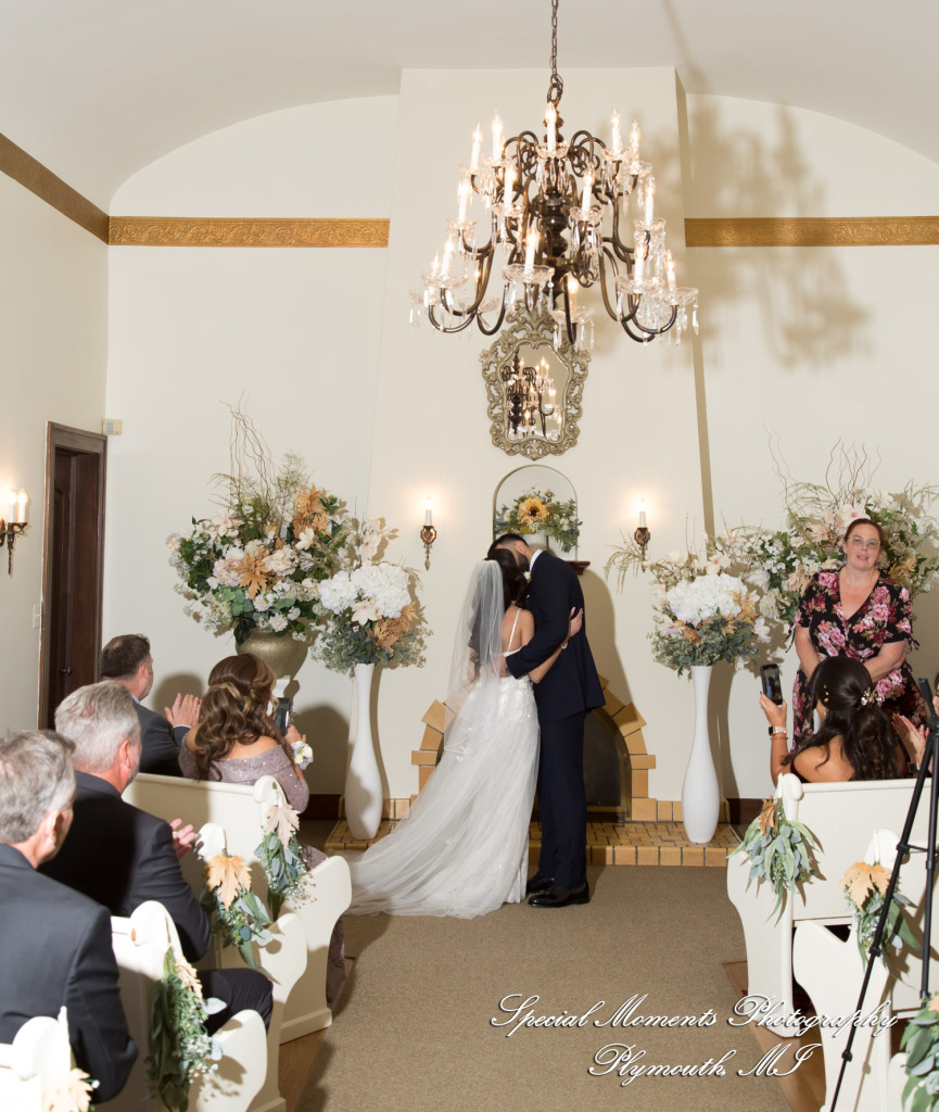 Rosanna & Layoun at Victoria Wedding Chapel Waterford MI wedding photograph