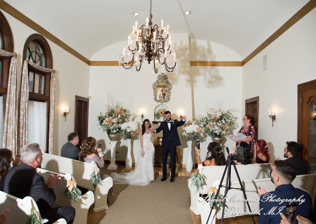 Rosanna & Layoun at Victoria Wedding Chapel Waterford MI wedding photograph