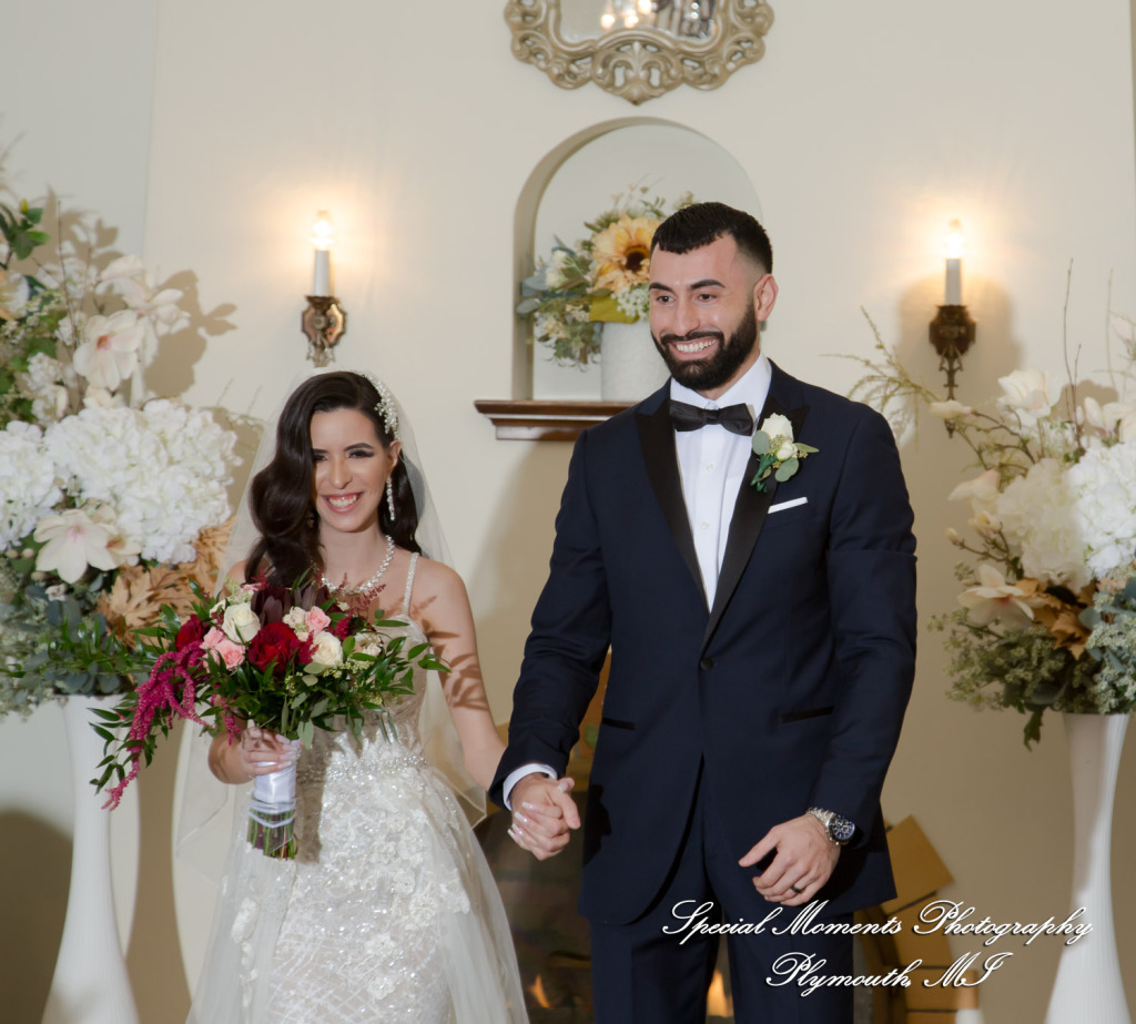 Rosanna & Layoun at Victoria Wedding Chapel Waterford MI wedding photograph