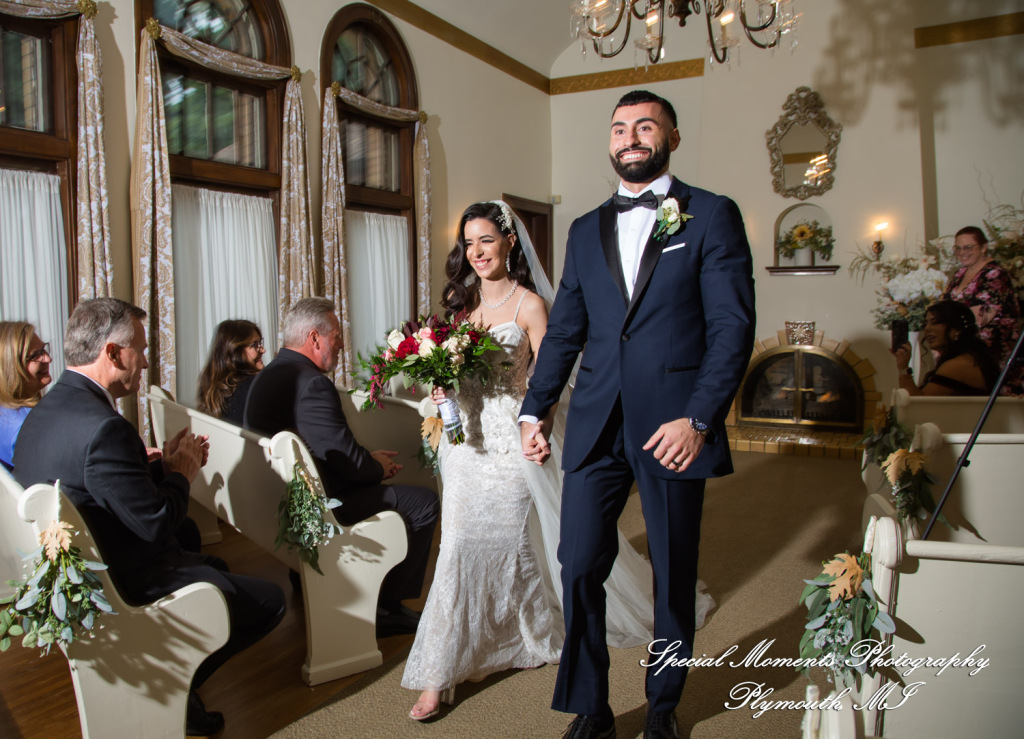 Rosanna & Layoun at Victoria Wedding Chapel Waterford MI wedding photograph