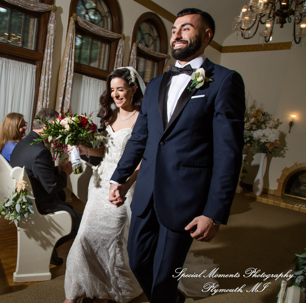 Rosanna & Layoun at Victoria Wedding Chapel Waterford MI wedding photograph