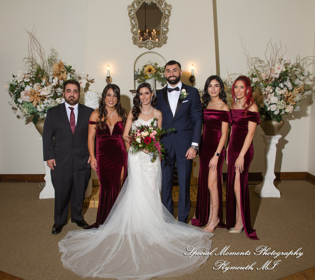 Rosanna & Layoun at Victoria Wedding Chapel Waterford MI wedding photograph