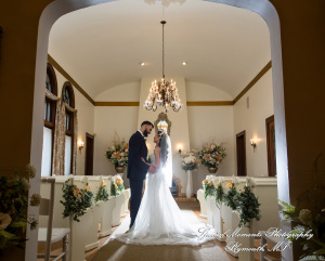 Rosanna & Layoun at Victoria Wedding Chapel Waterford MI wedding photograph