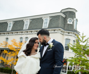 Rosanna & Layoun at Eddie Merlot Bloomfield Hills MI wedding photograph