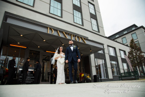 Rosanna & Layoun at Eddie Merlot Bloomfield Hills MI wedding photograph