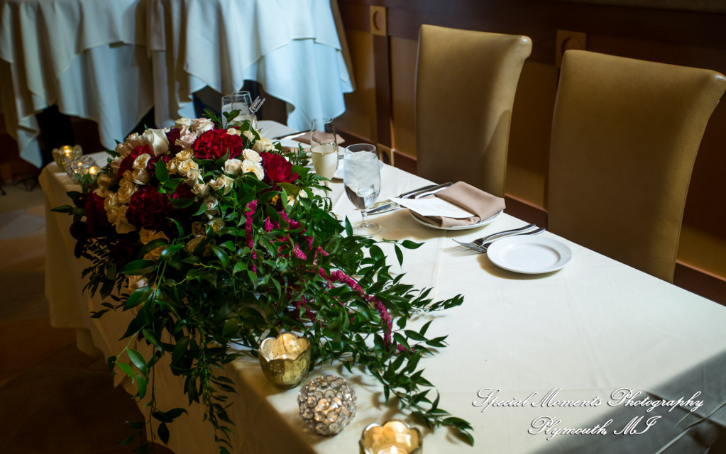Rosanna & Layoun at Eddie Merlot Bloomfield Hills MI wedding photograph