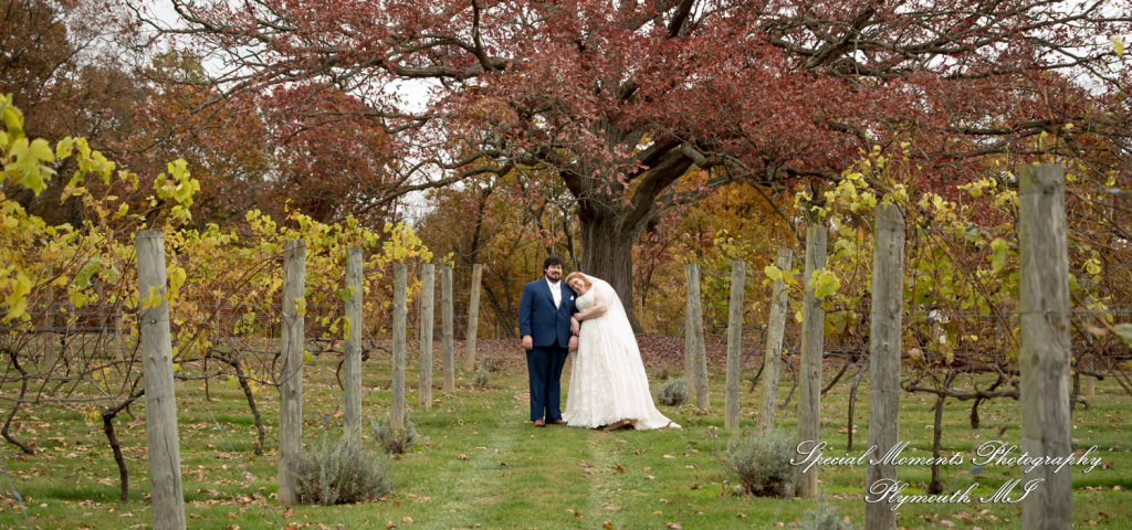 Jessica & Michael Day 1 at Westers Family Vineyard & Winery Rives Junction MI wedding photograph