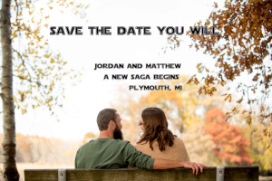 Save The Date Cards & Thank You Cards engagement photography