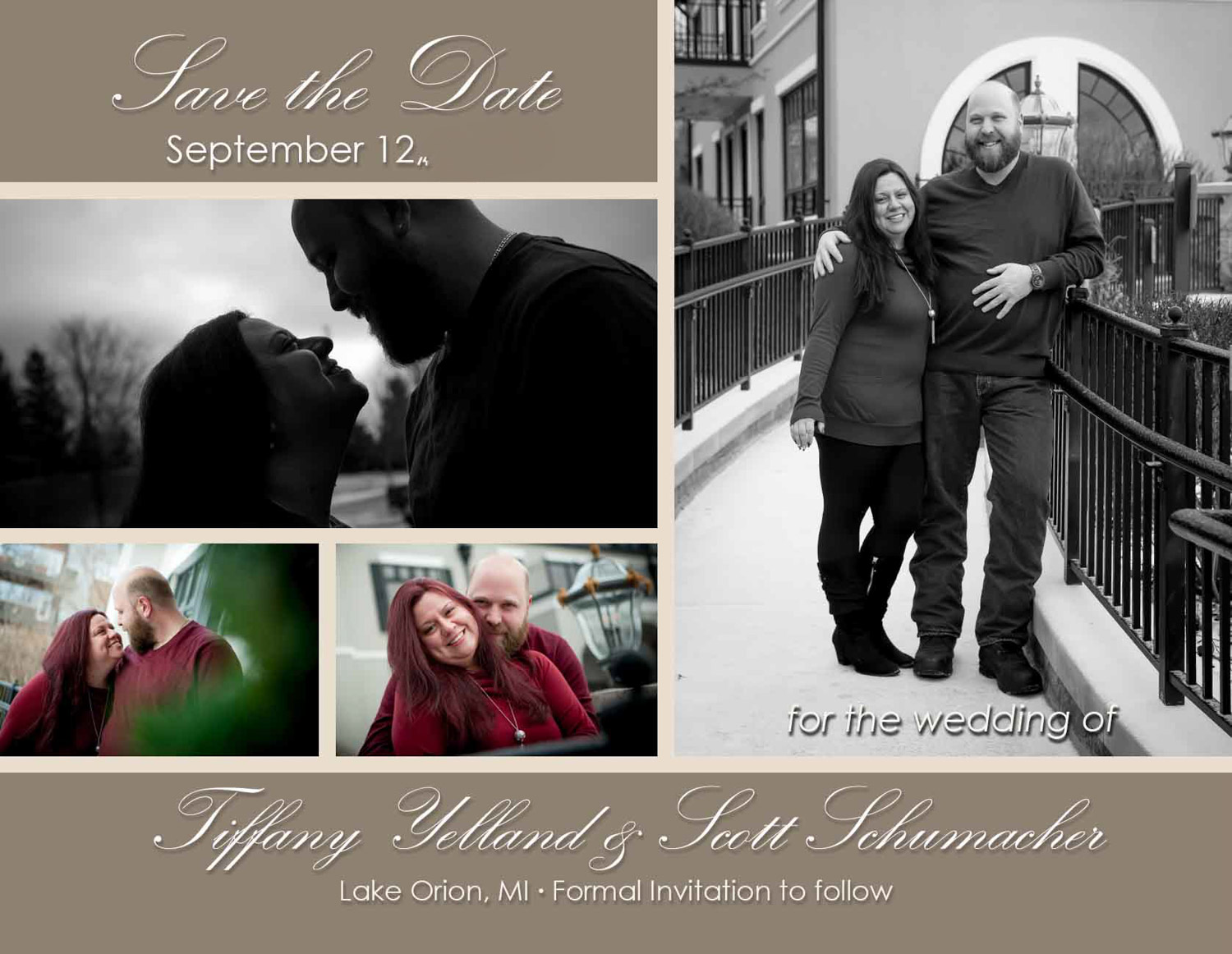 Save The Date Cards & Thank You Cards engagement photography