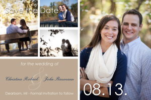 Save The Date Cards & Thank You Cards engagement photography